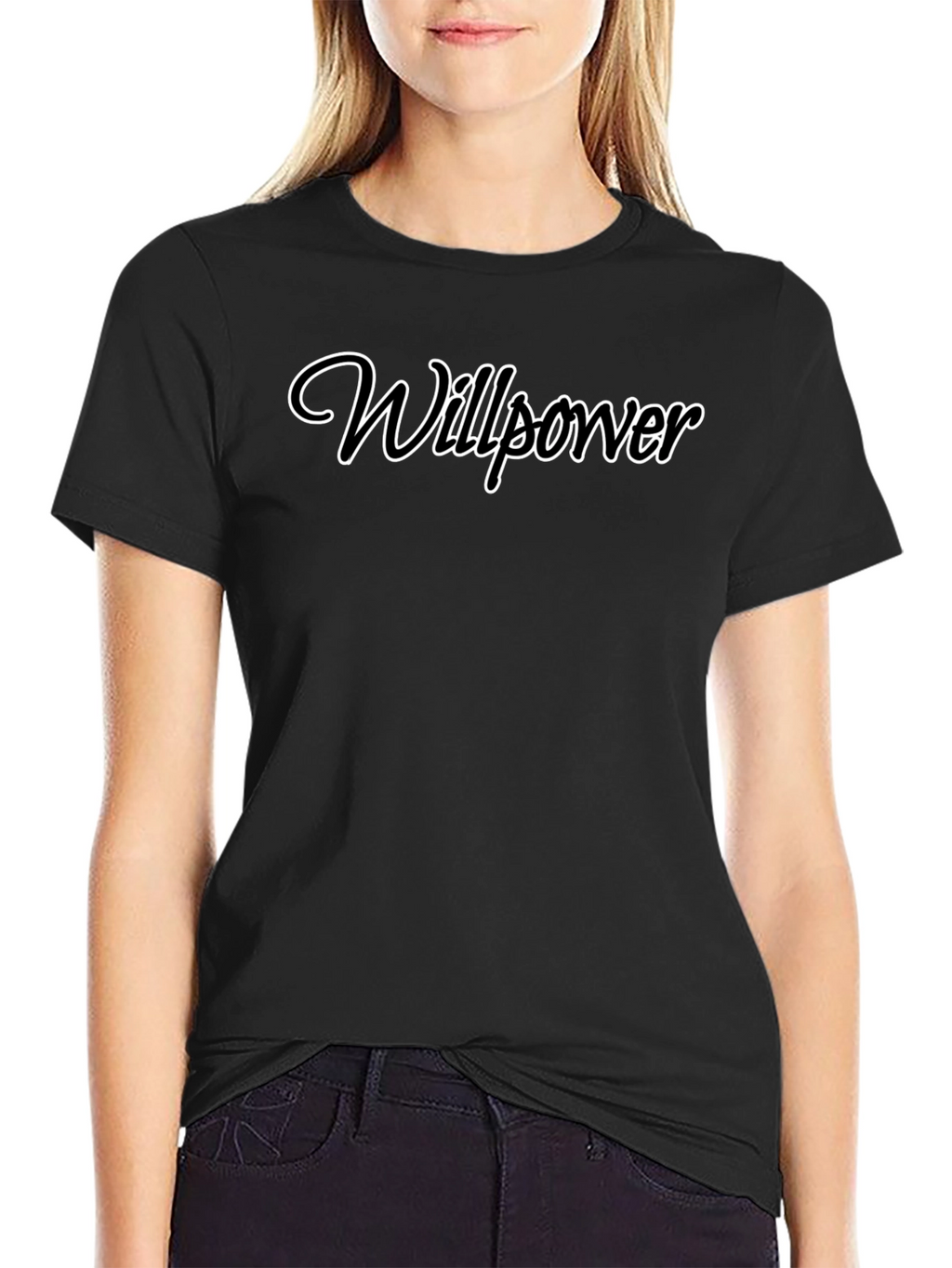 Willpower Graphic Tee - Black
