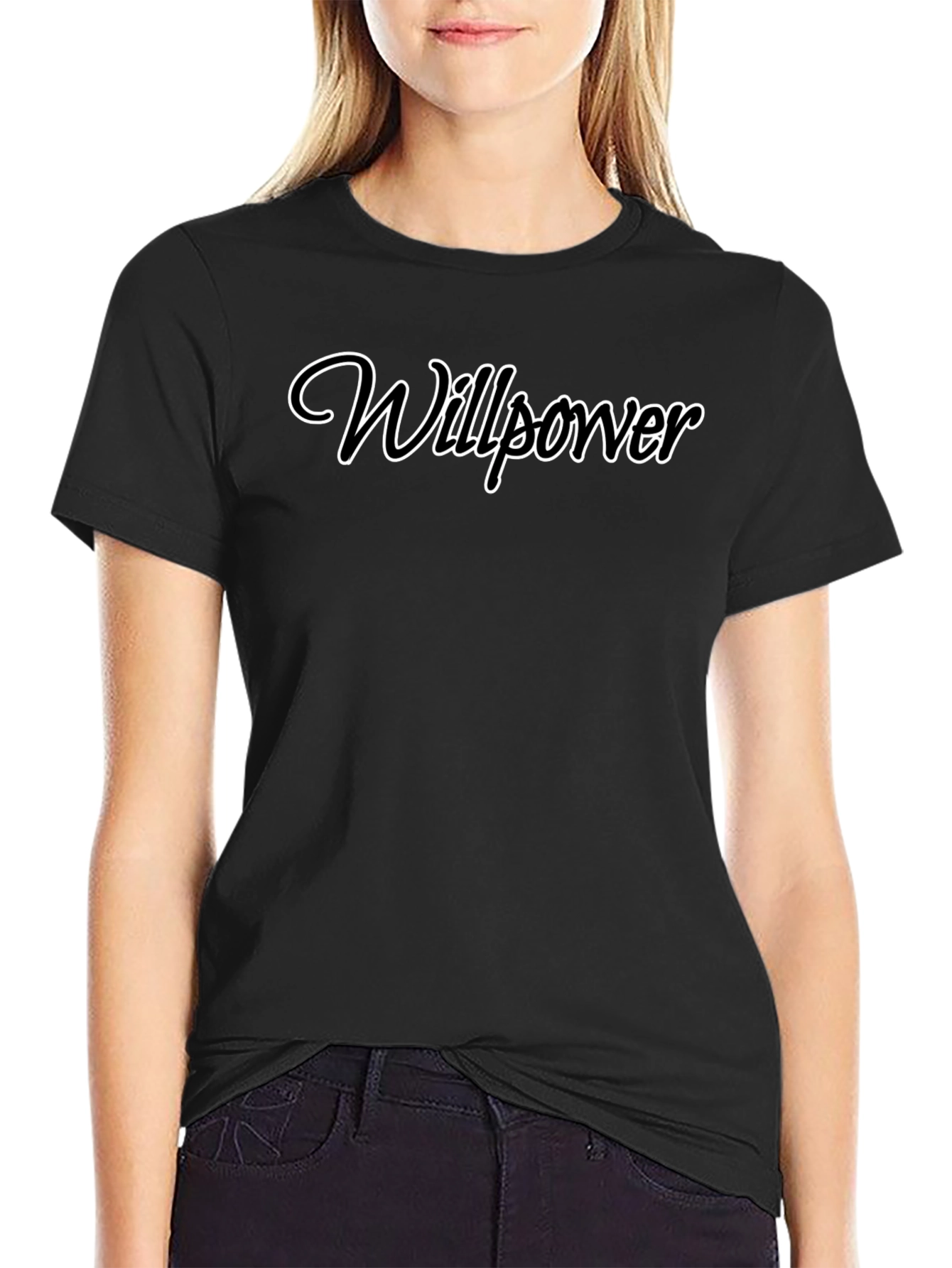 Willpower Graphic Tee - Black