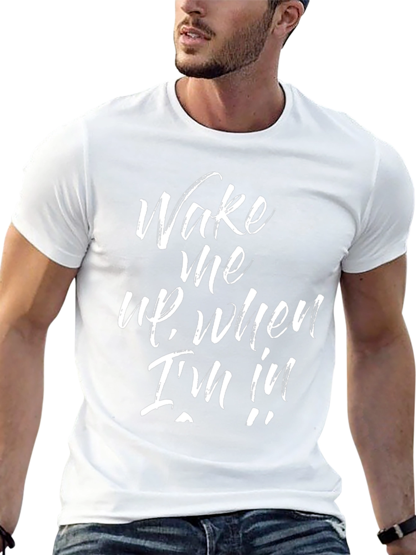Wake Me Up T-Shirt - Funny Graphic Tee