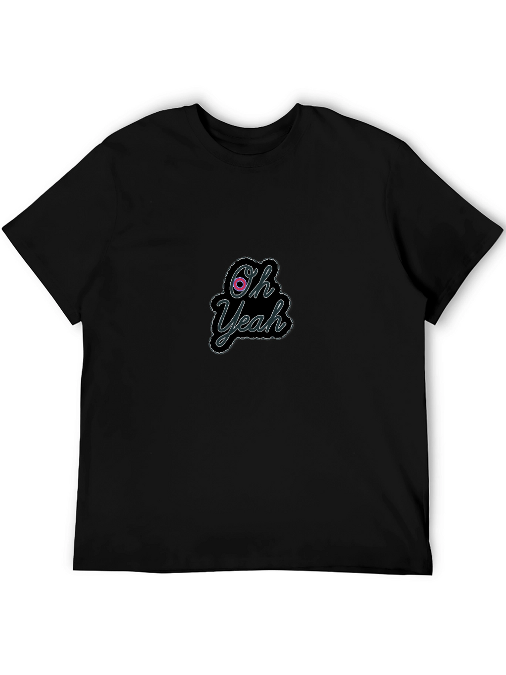 Oh Yeah Graphic Black Tee - Cool Casual Style
