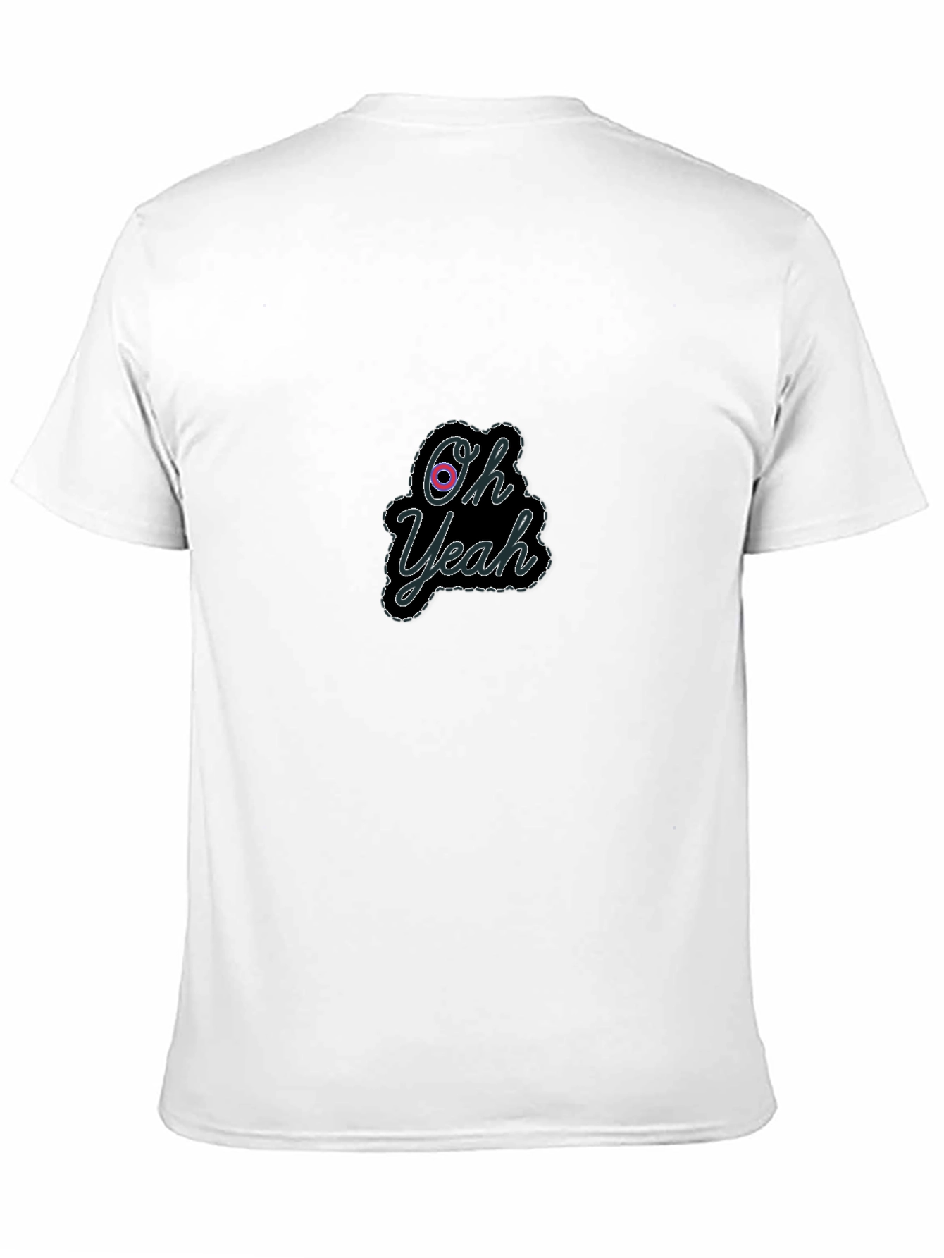 Oh Yeah Graphic Black Tee - Cool Casual Style