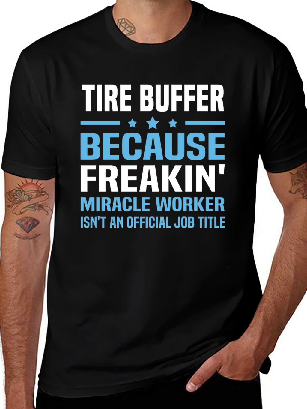Tire Buffer Novelty Graphic T-Shirt