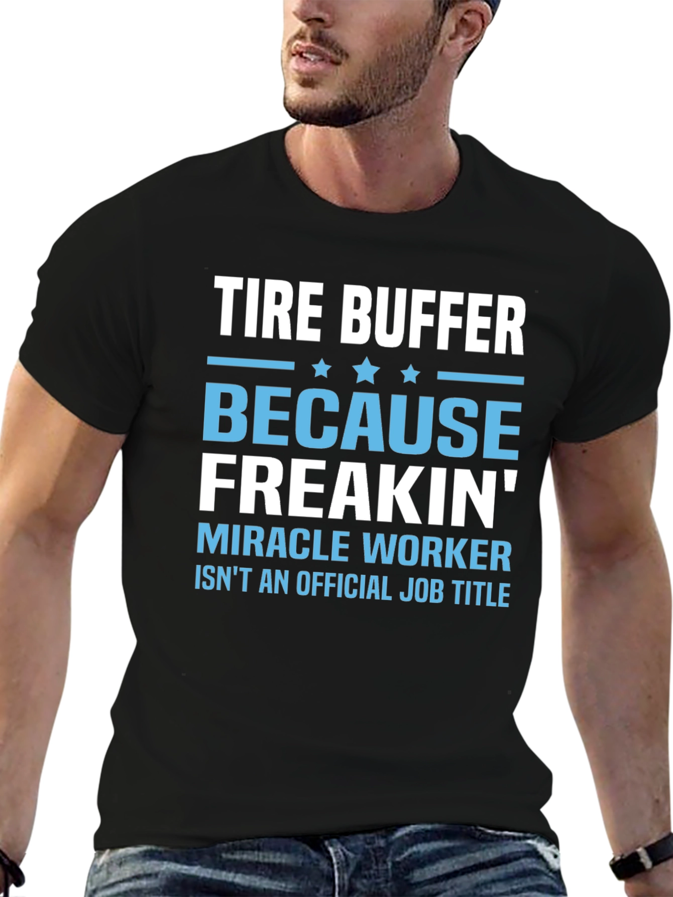 Tire Buffer Novelty Graphic T-Shirt