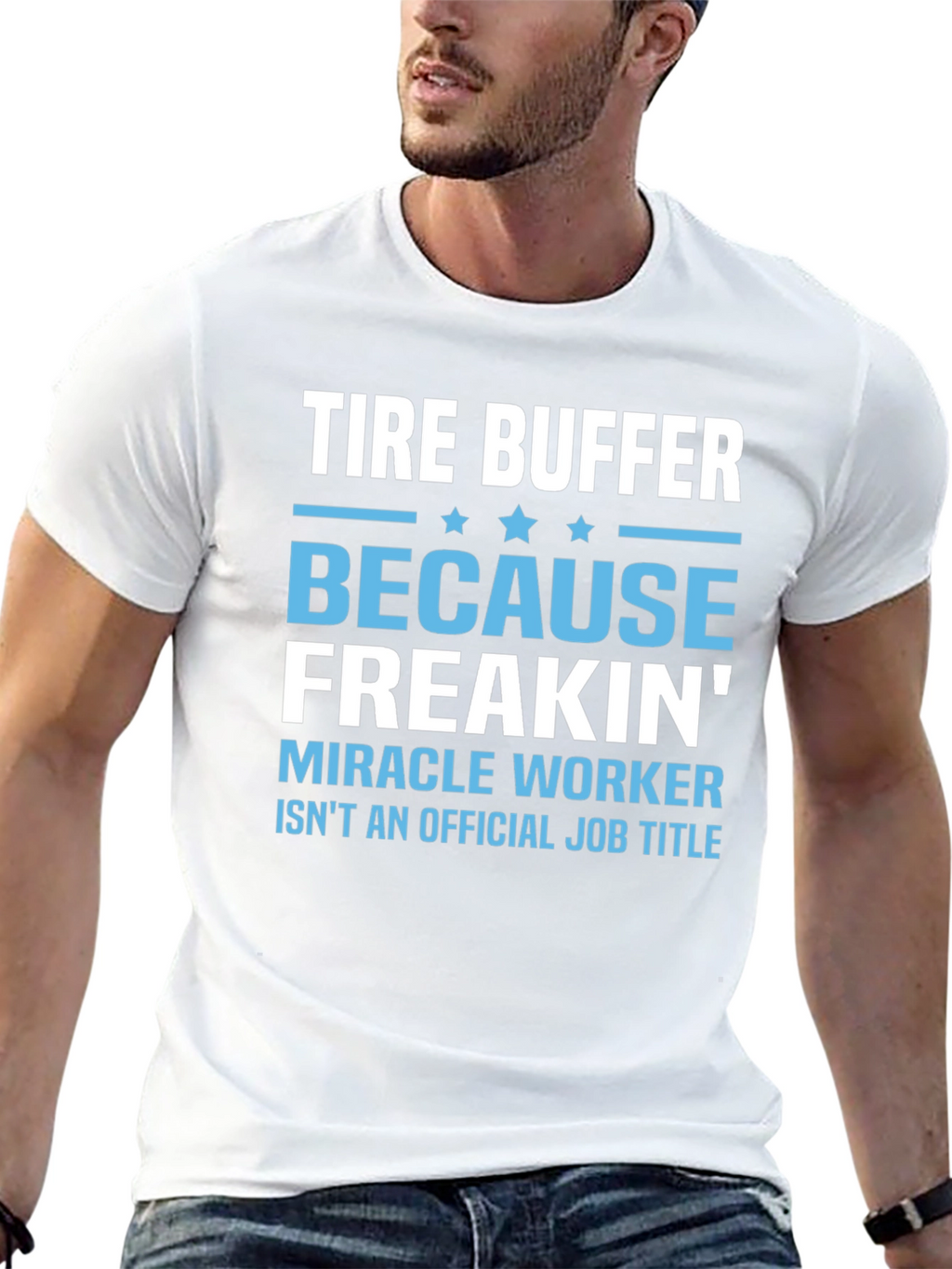 Tire Buffer Novelty Graphic T-Shirt