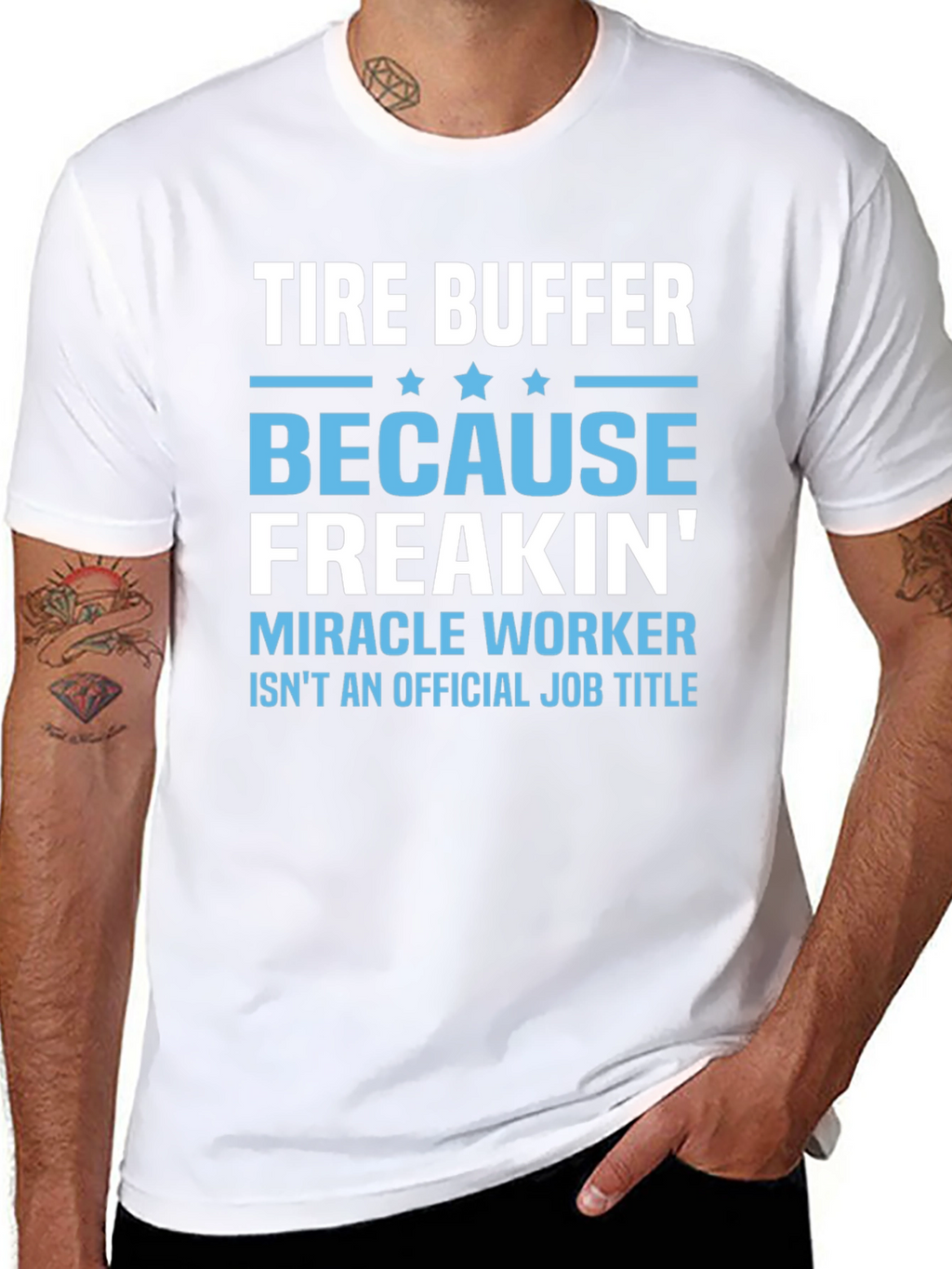 Tire Buffer Novelty Graphic T-Shirt