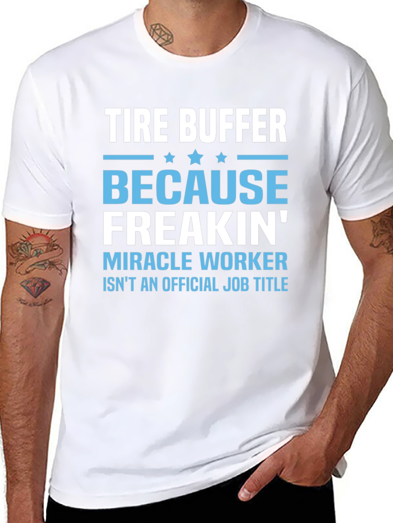 Tire Buffer Novelty Graphic T-Shirt