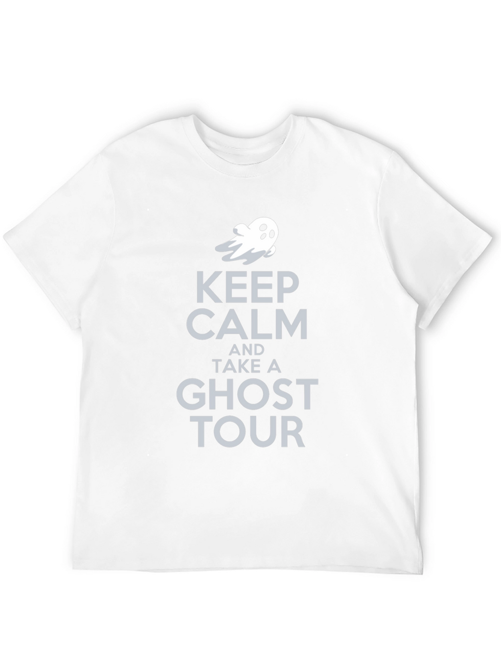 Keep Calm Ghost Tour Tee - Spooky Season Shirt