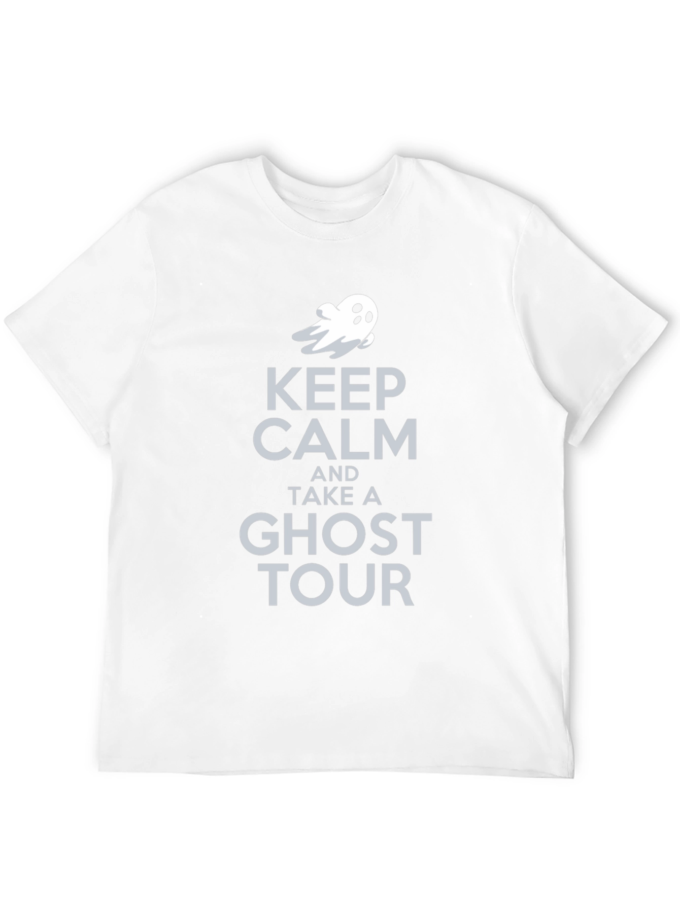 Keep Calm Ghost Tour Tee - Spooky Season Shirt