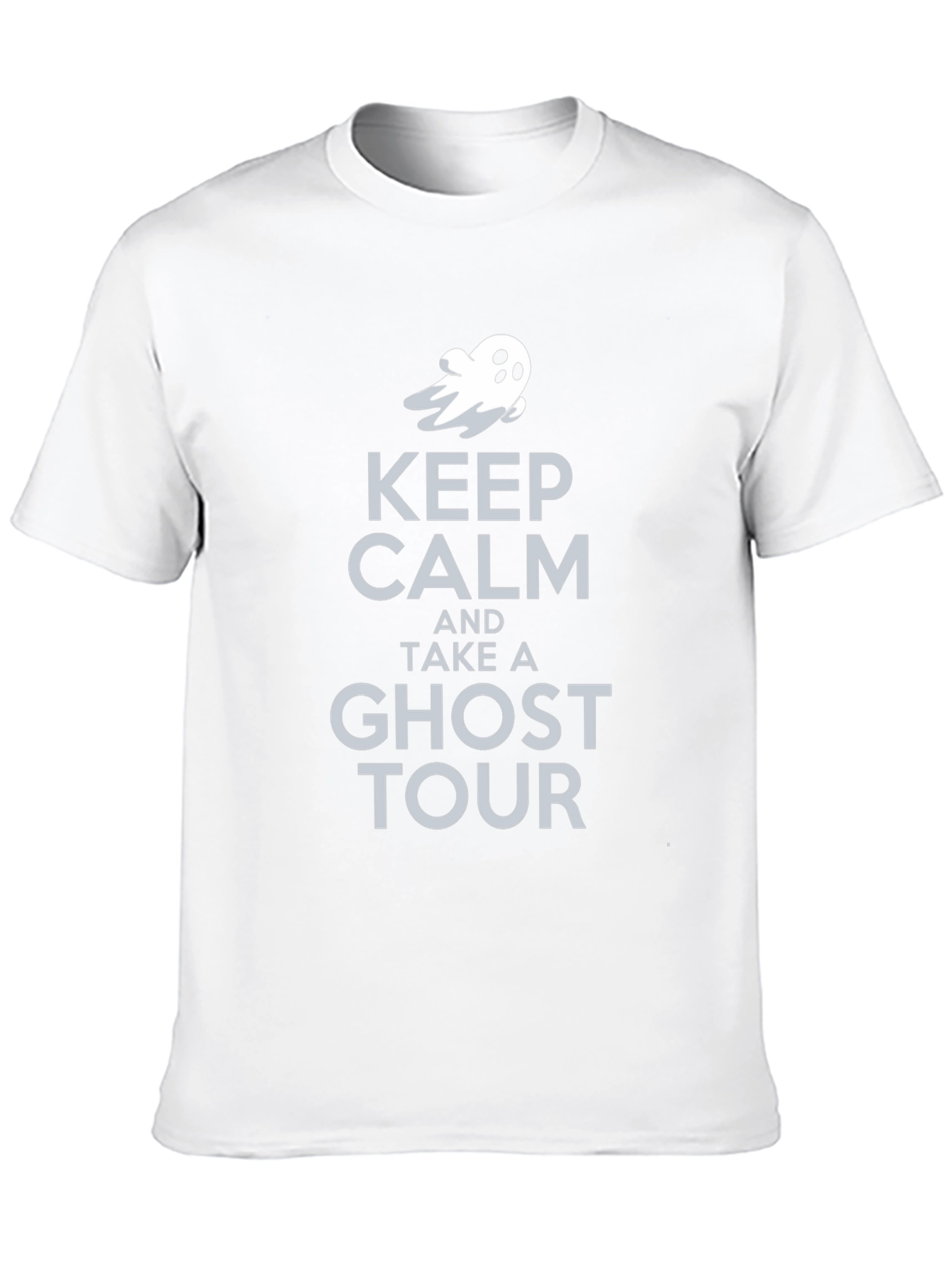 Keep Calm Ghost Tour Tee - Spooky Season Shirt