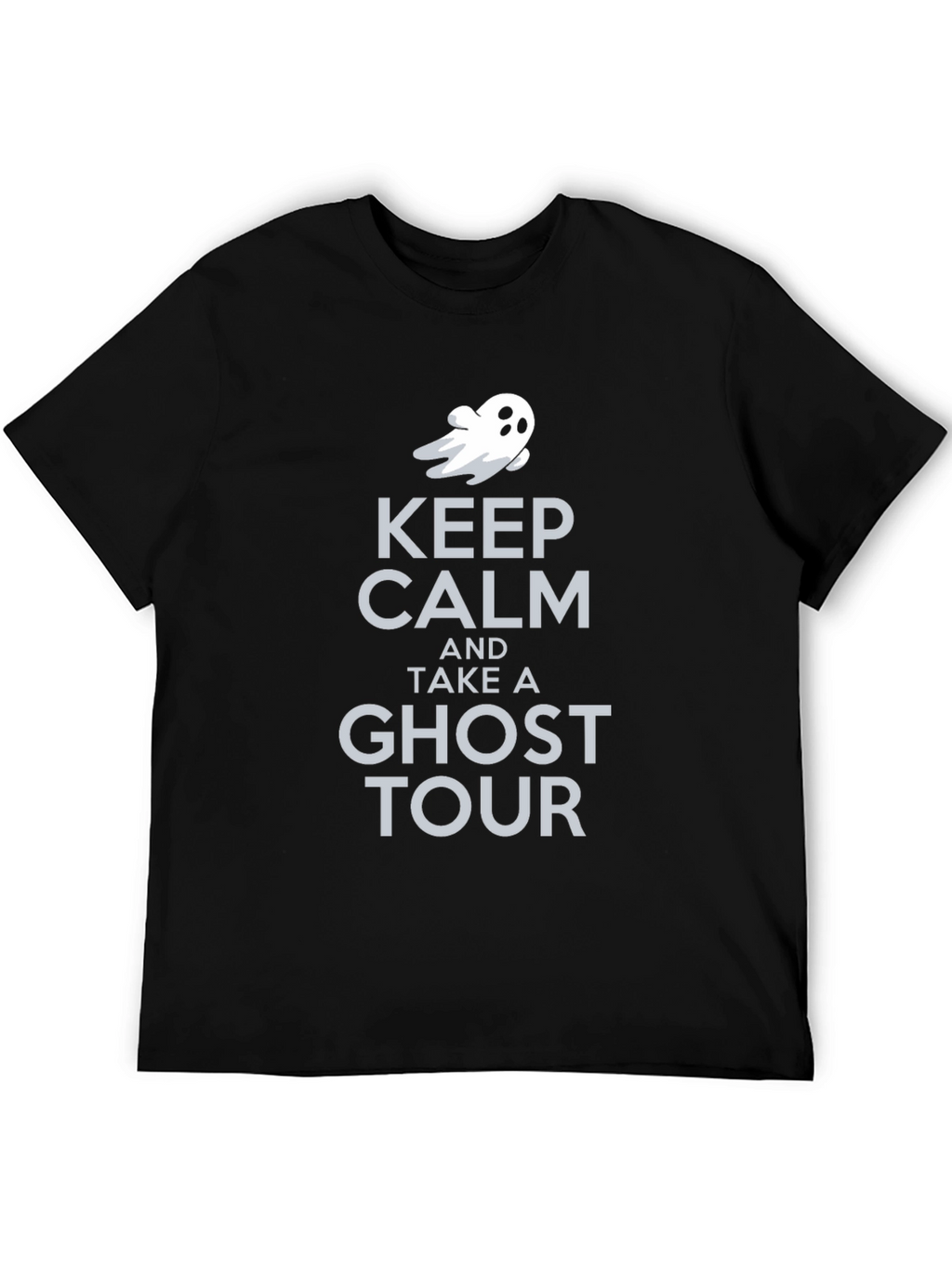 Keep Calm Ghost Tour Tee - Spooky Season Shirt