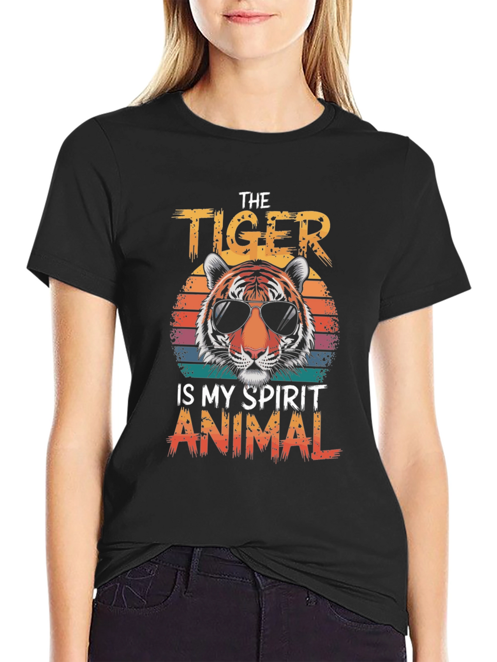 Tiger Spirit Animal Graphic T-Shirt