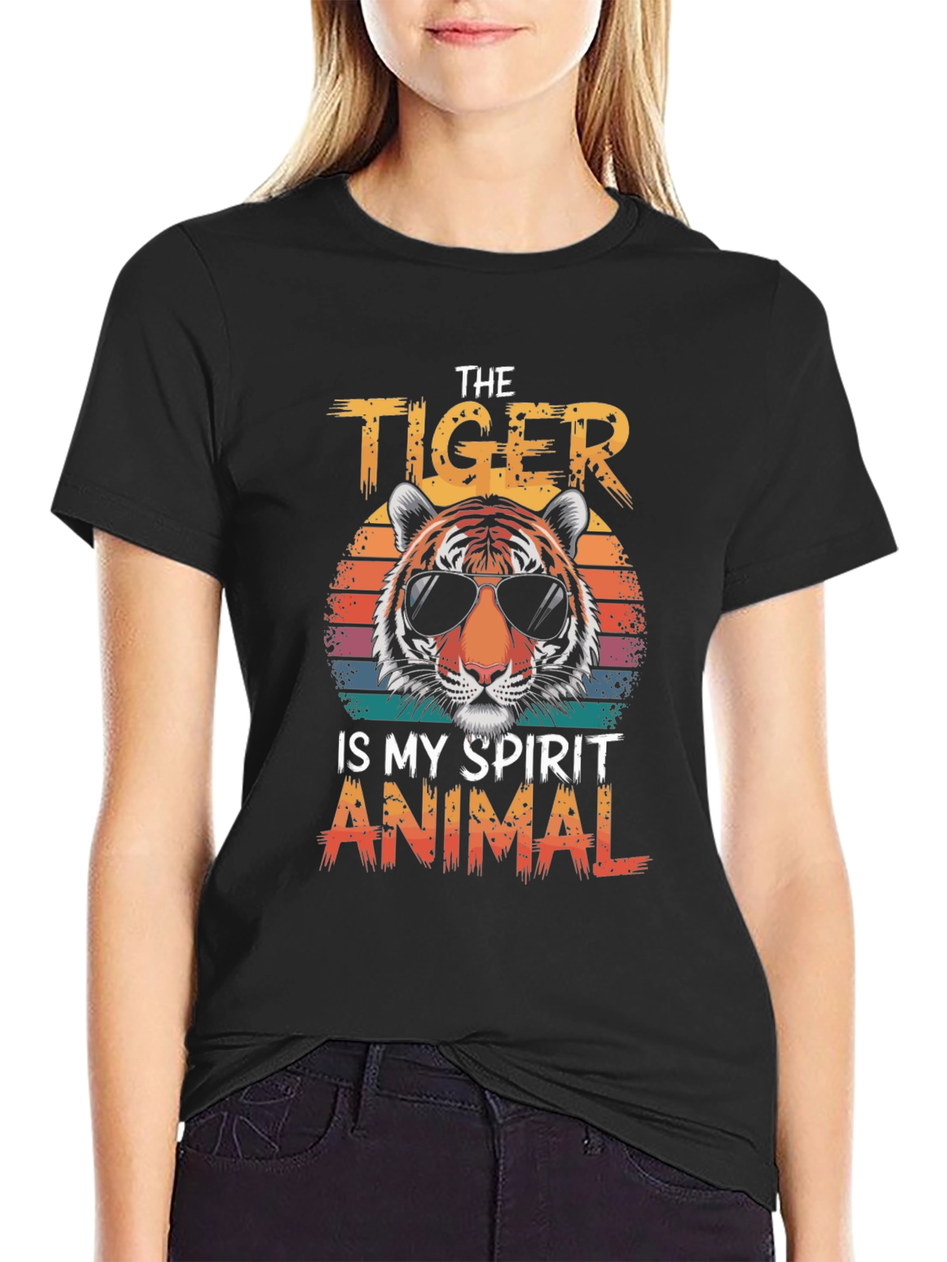 Tiger Spirit Animal Graphic T-Shirt