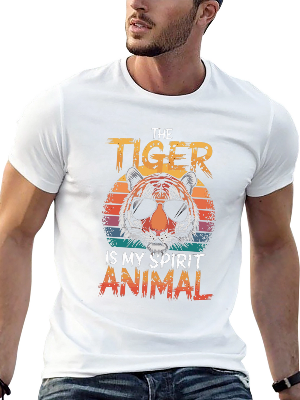 Tiger Spirit Animal Graphic T-Shirt