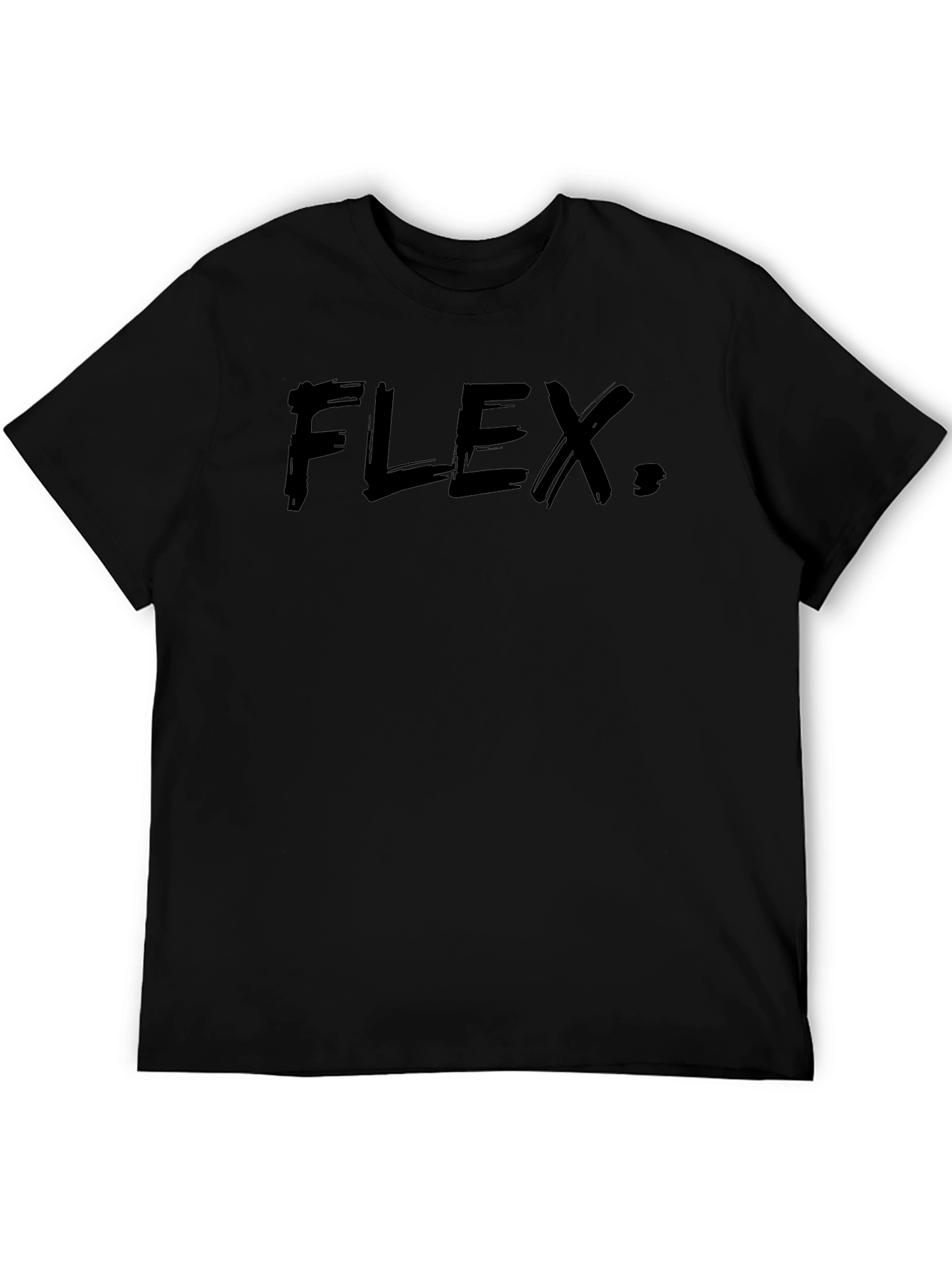 Mens FLEX. Graphic Black T-Shirt