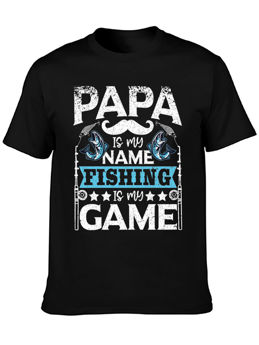 Papa Fishing Game T-Shirt