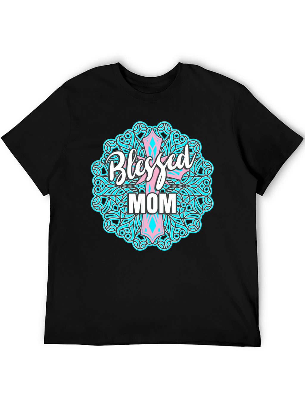 Blessed Mom Graphic Tee - Christian Mothers Day Shirt
