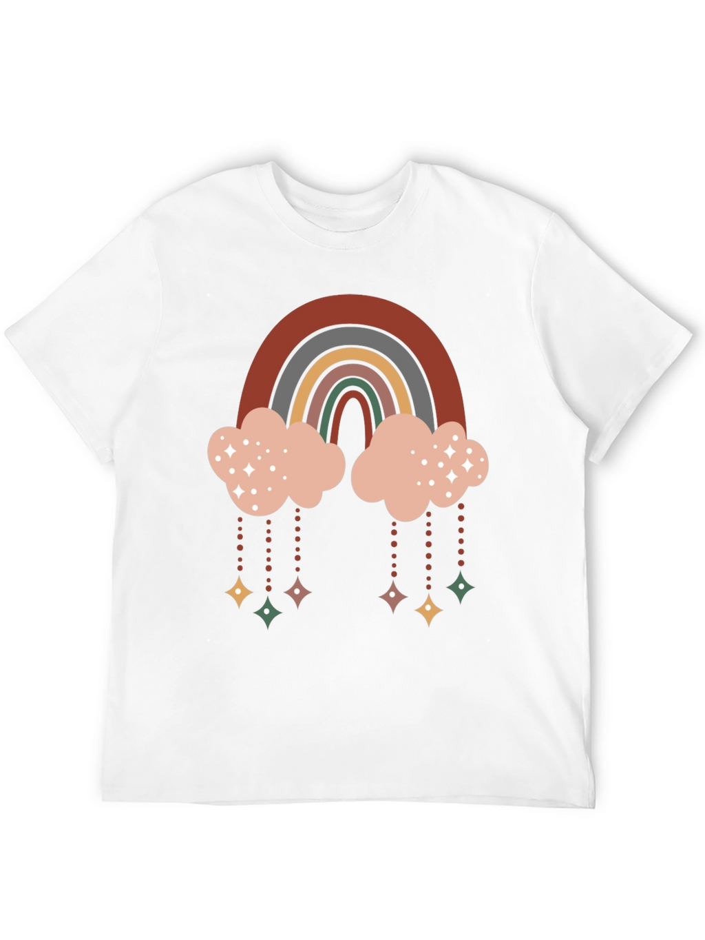 Retro Rainbow Cloud Tee