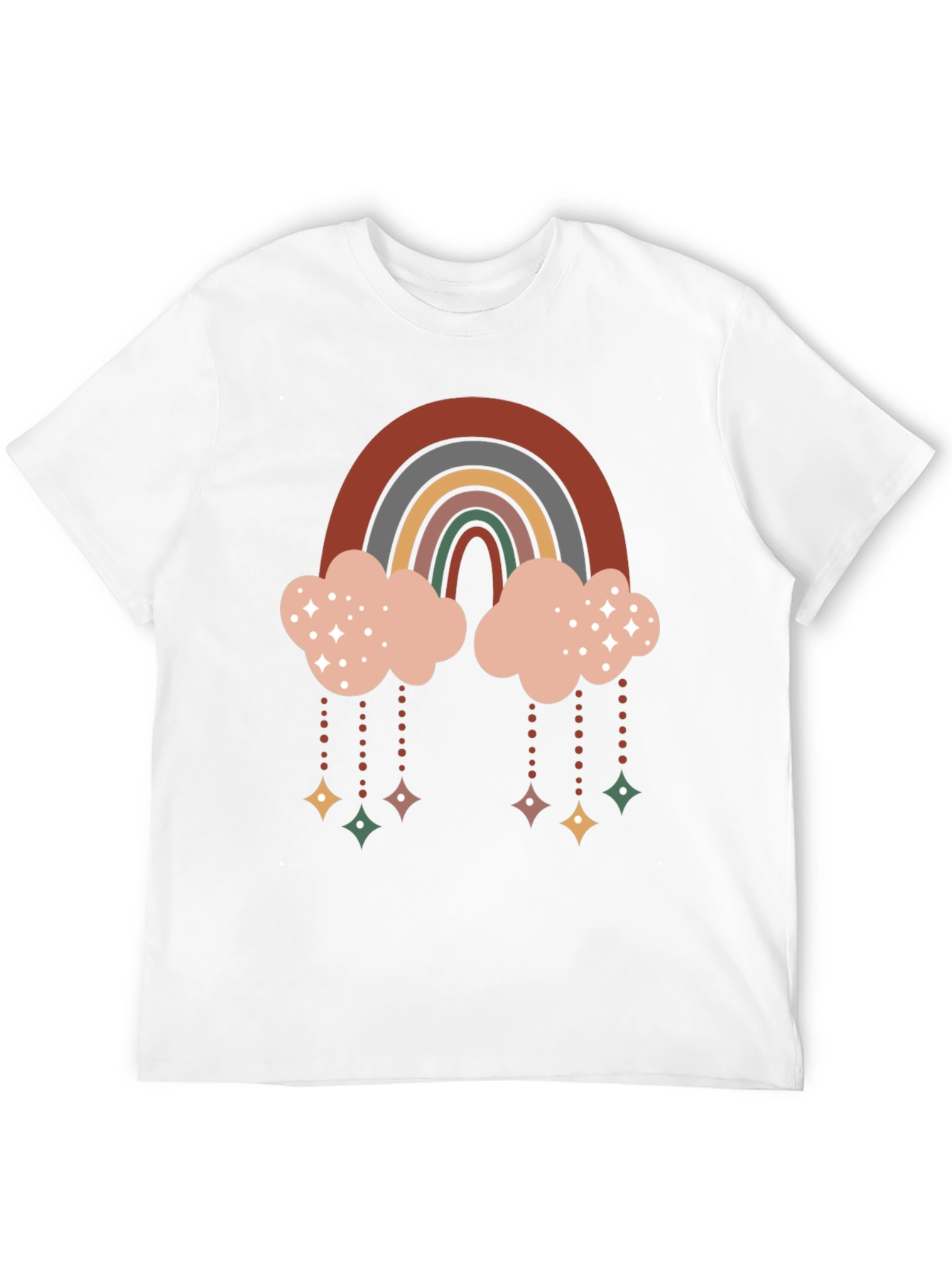 Retro Rainbow Cloud Tee