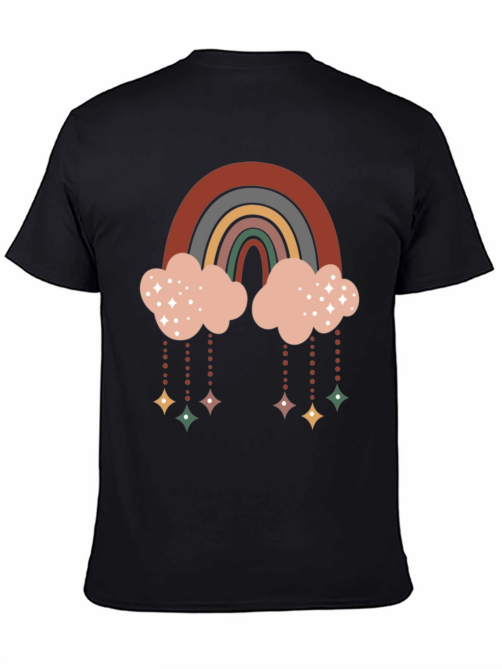 Retro Rainbow Cloud Tee