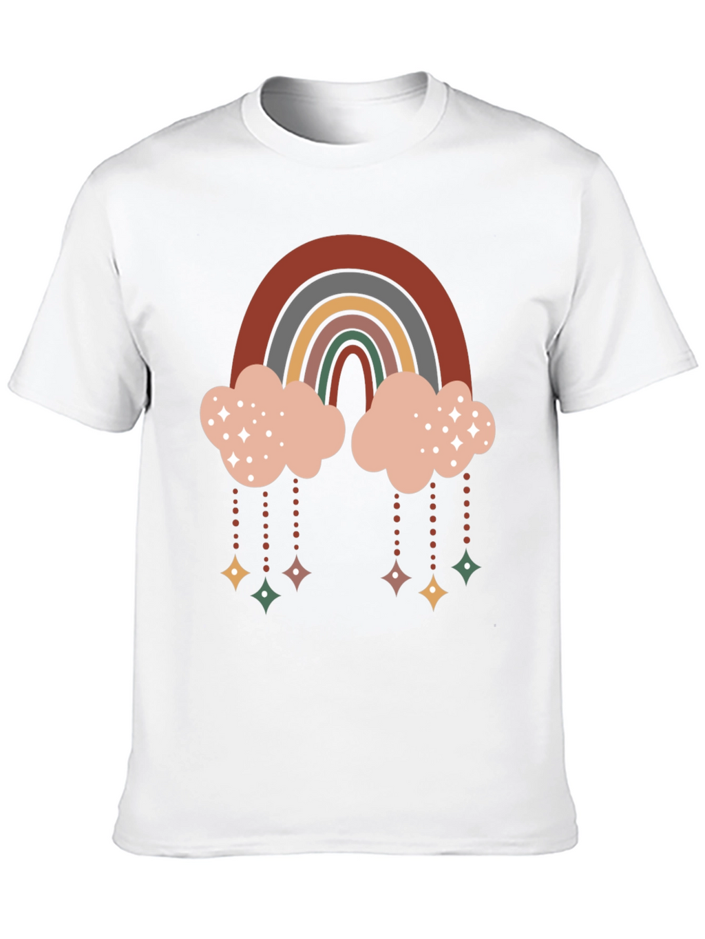 Retro Rainbow Cloud Tee