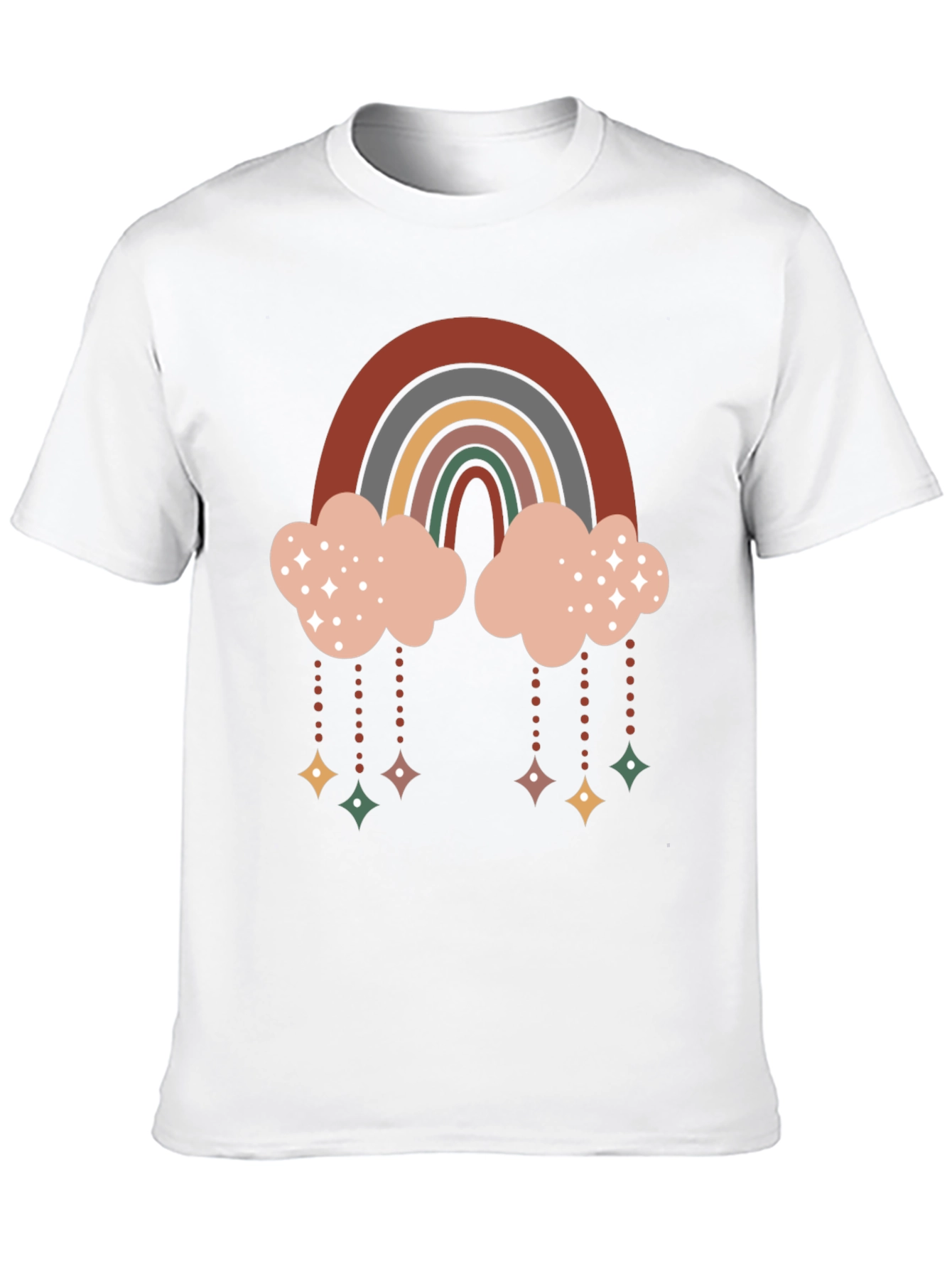 Retro Rainbow Cloud Tee