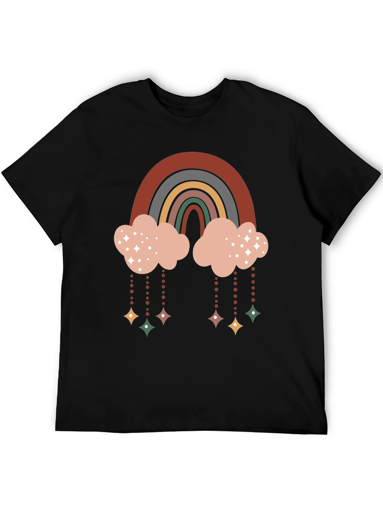Retro Rainbow Cloud Tee