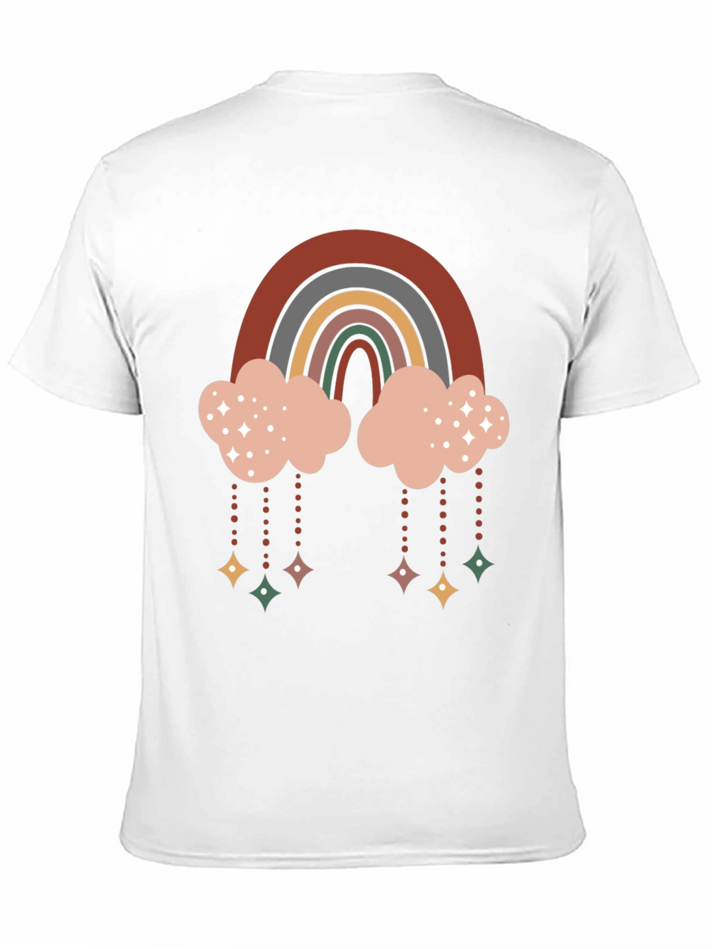 Retro Rainbow Cloud Tee