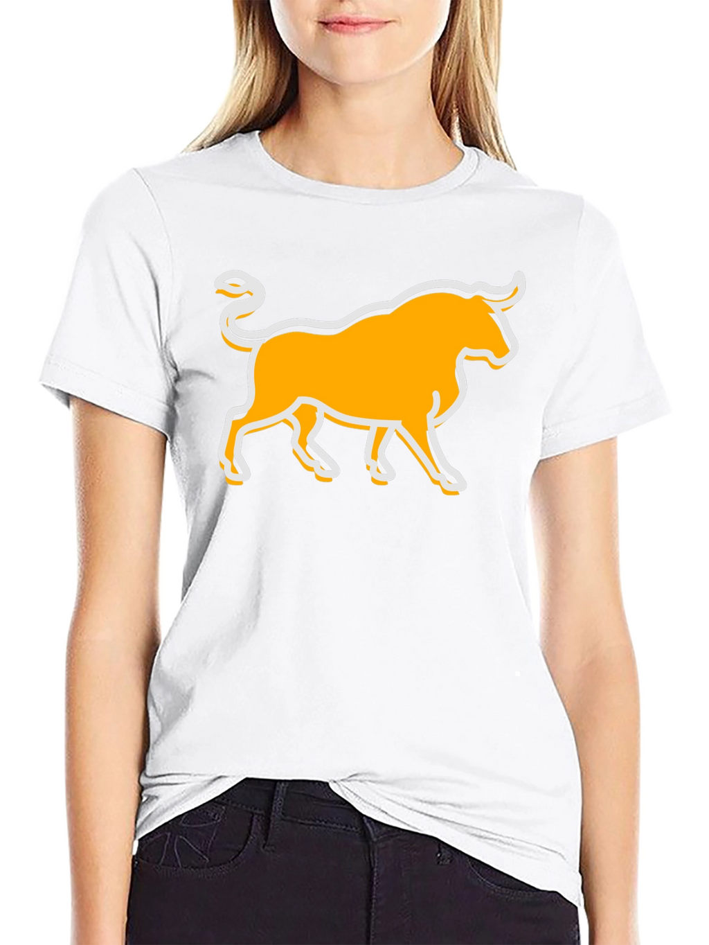 Bull Graphic T-Shirt - Black