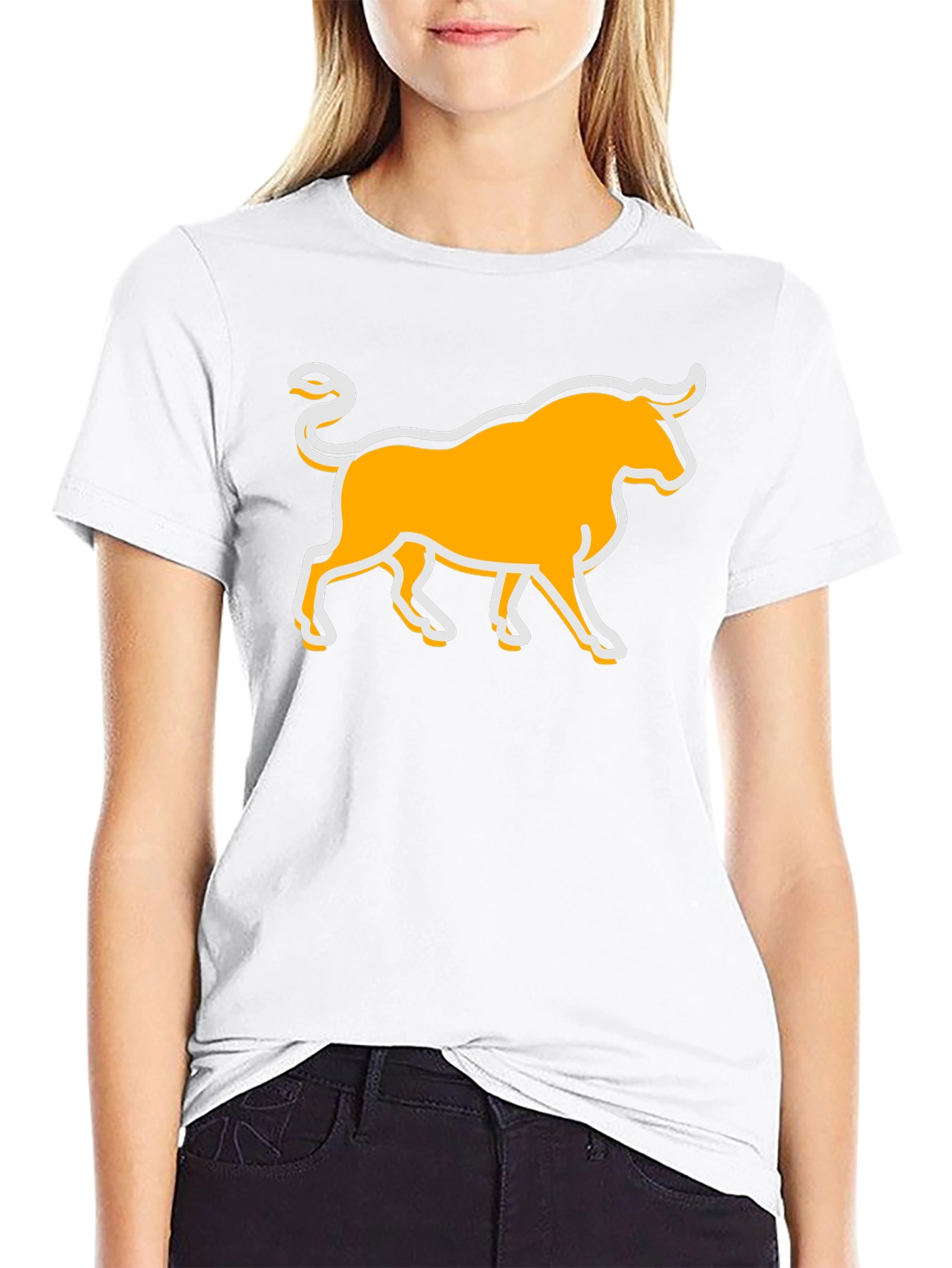 Bull Graphic T-Shirt - Black