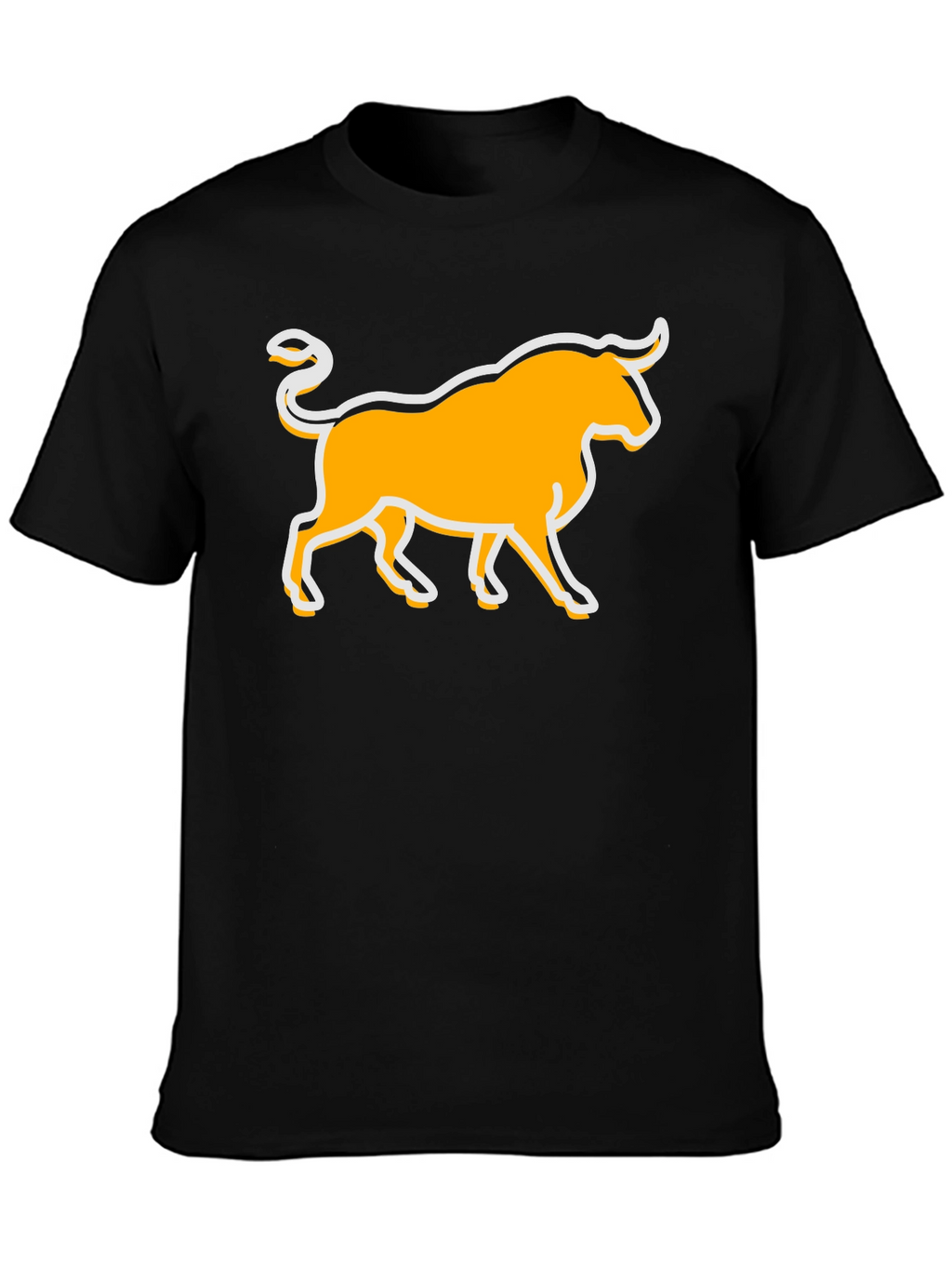 Bull Graphic T-Shirt - Black