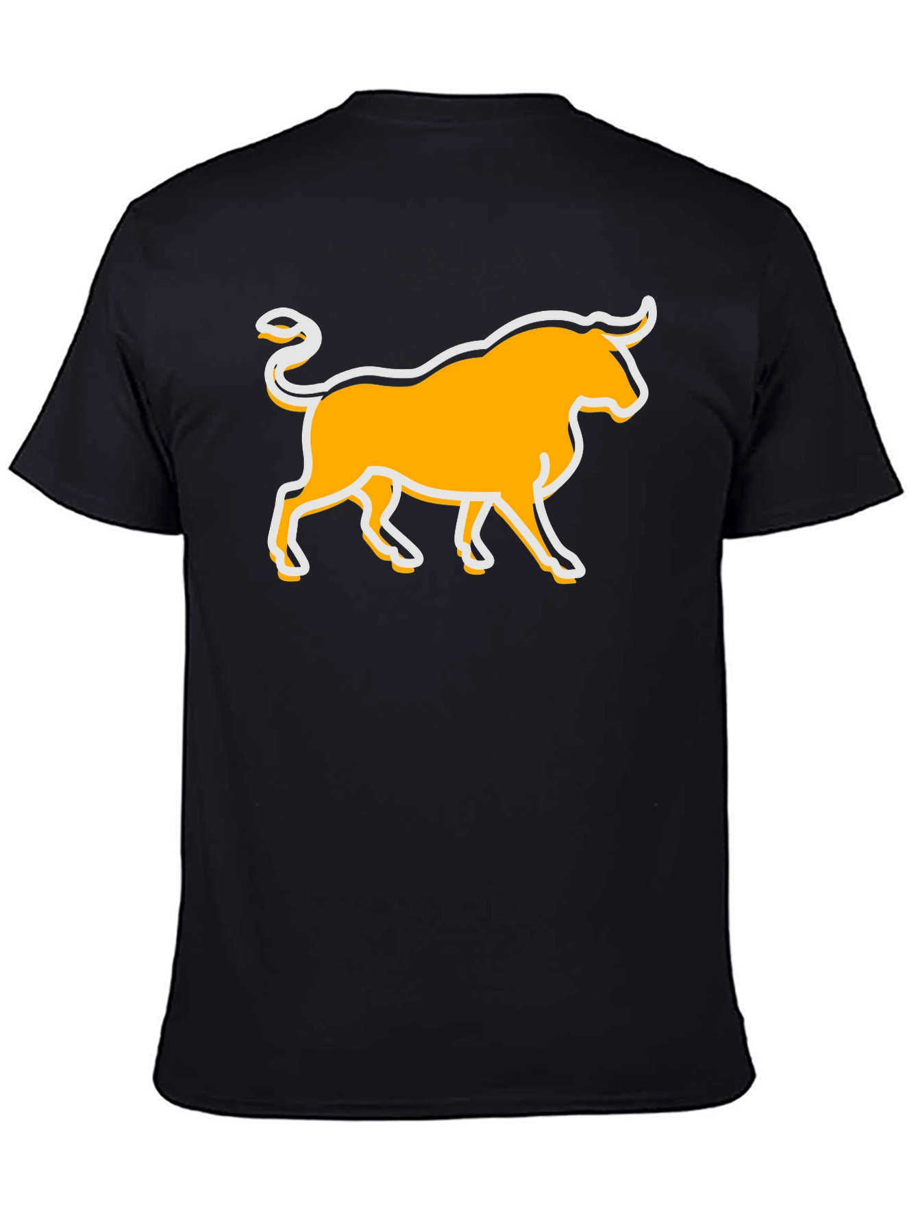 Bull Graphic T-Shirt - Black