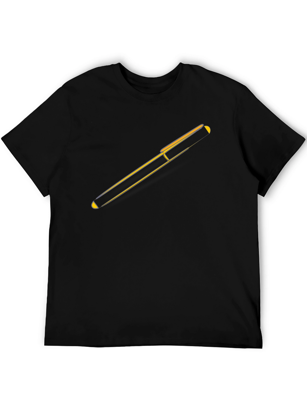 Minimalist Trombone Graphic Black Tee