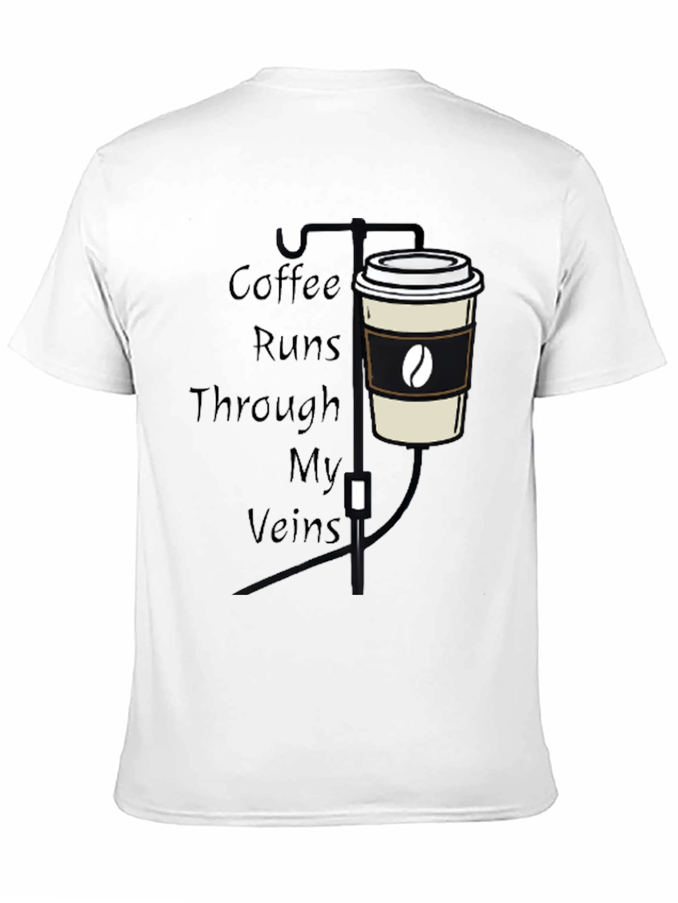 Coffee Runs Through My Veins Graphic Tee