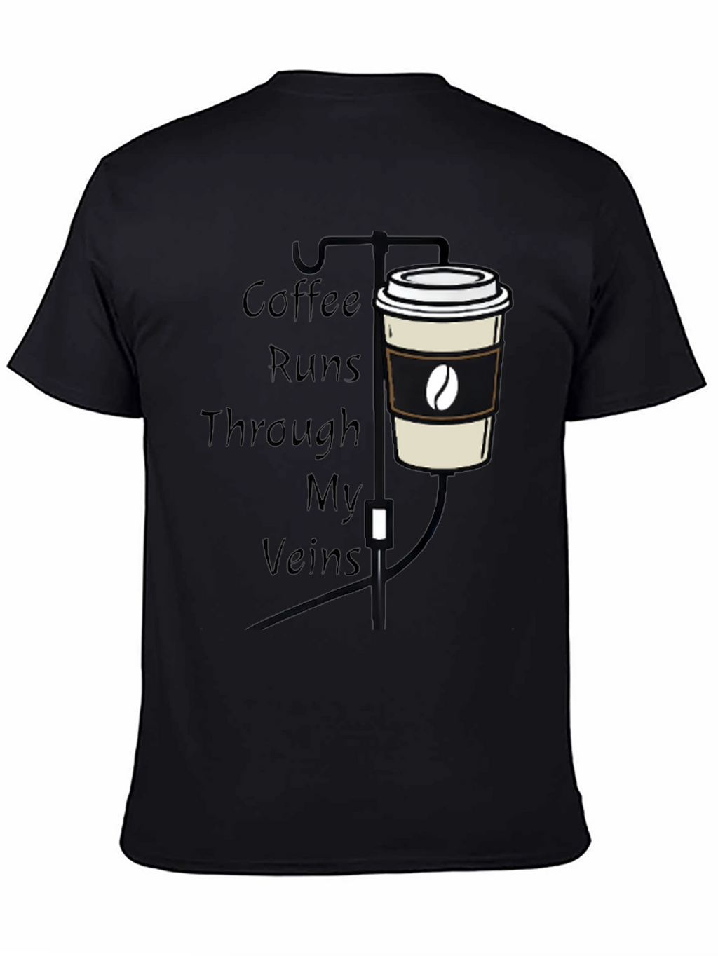 Coffee Runs Through My Veins Graphic Tee