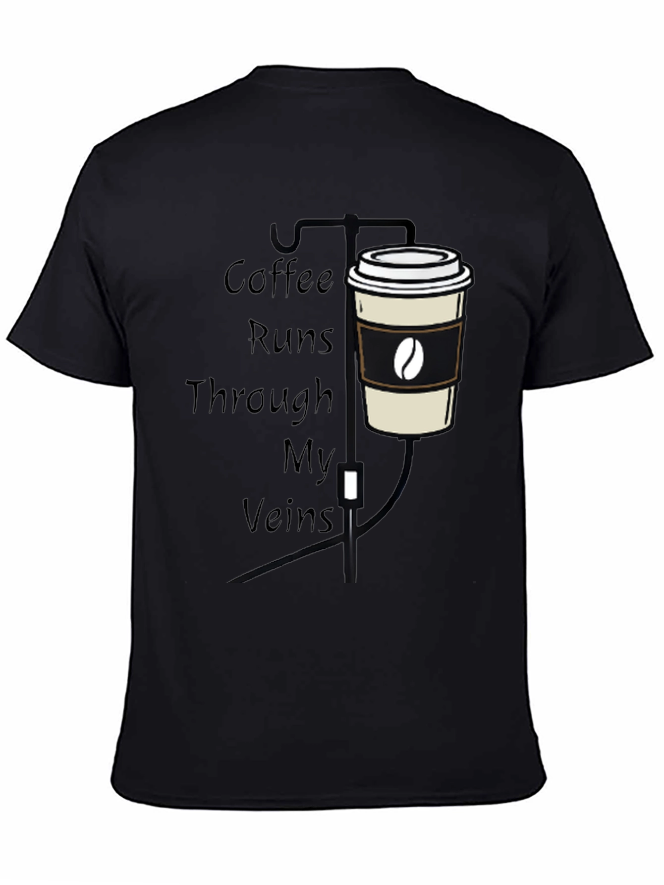 Coffee Runs Through My Veins Graphic Tee