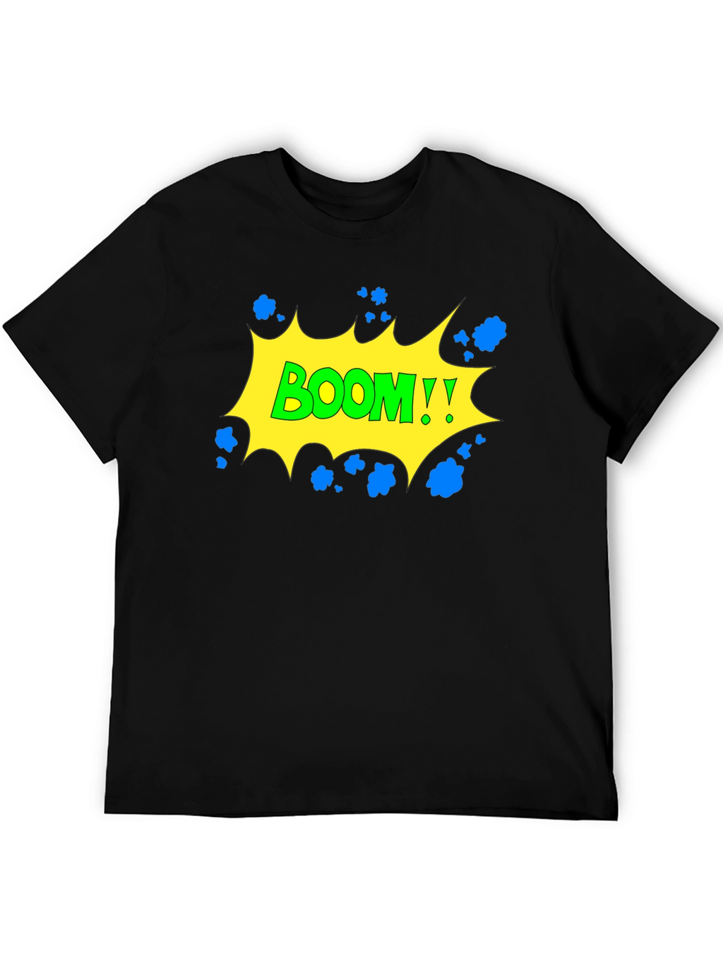 Boom Graphic Black T-Shirt - Comic Style!