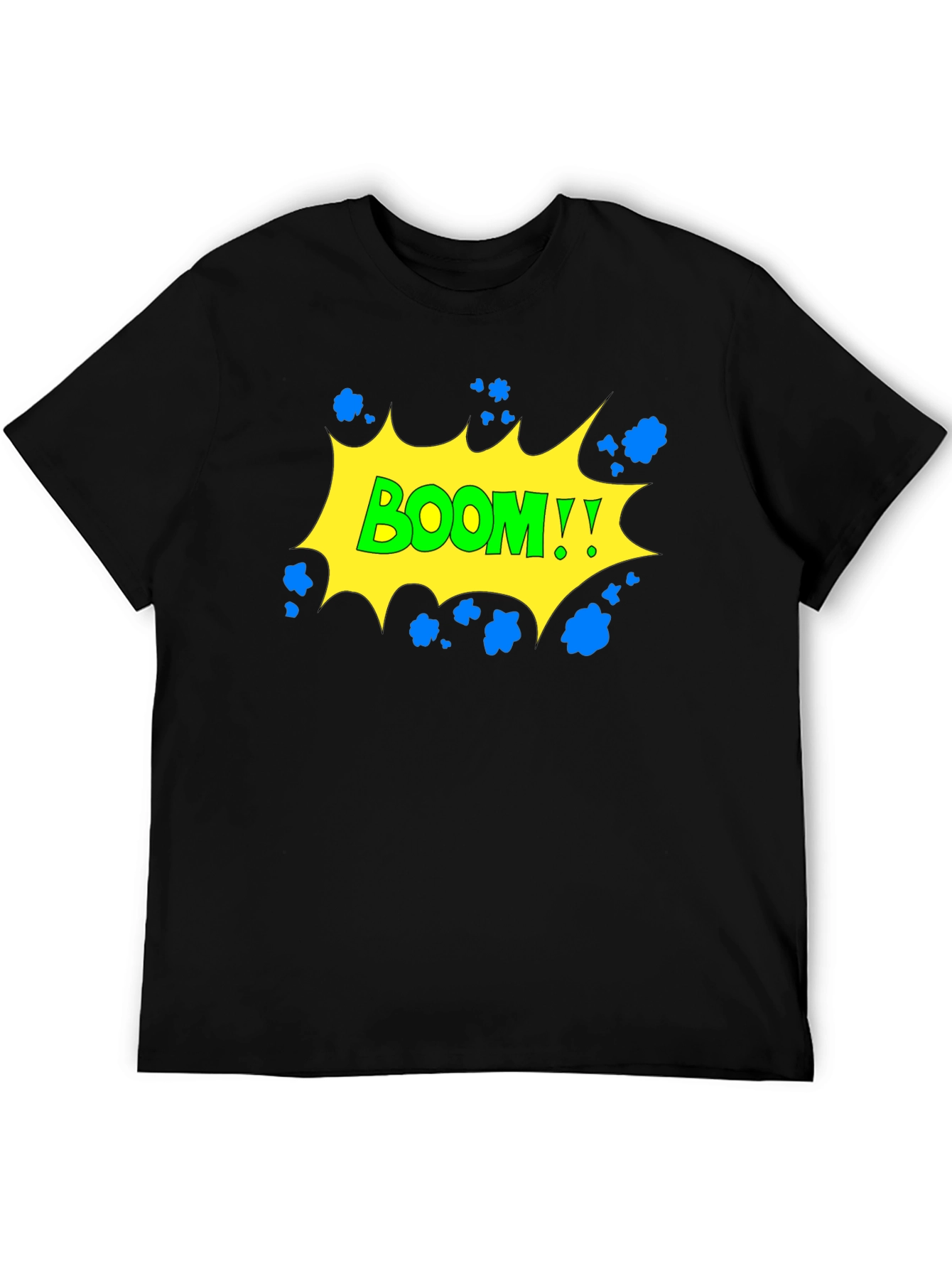 Boom Graphic Black T-Shirt - Comic Style!