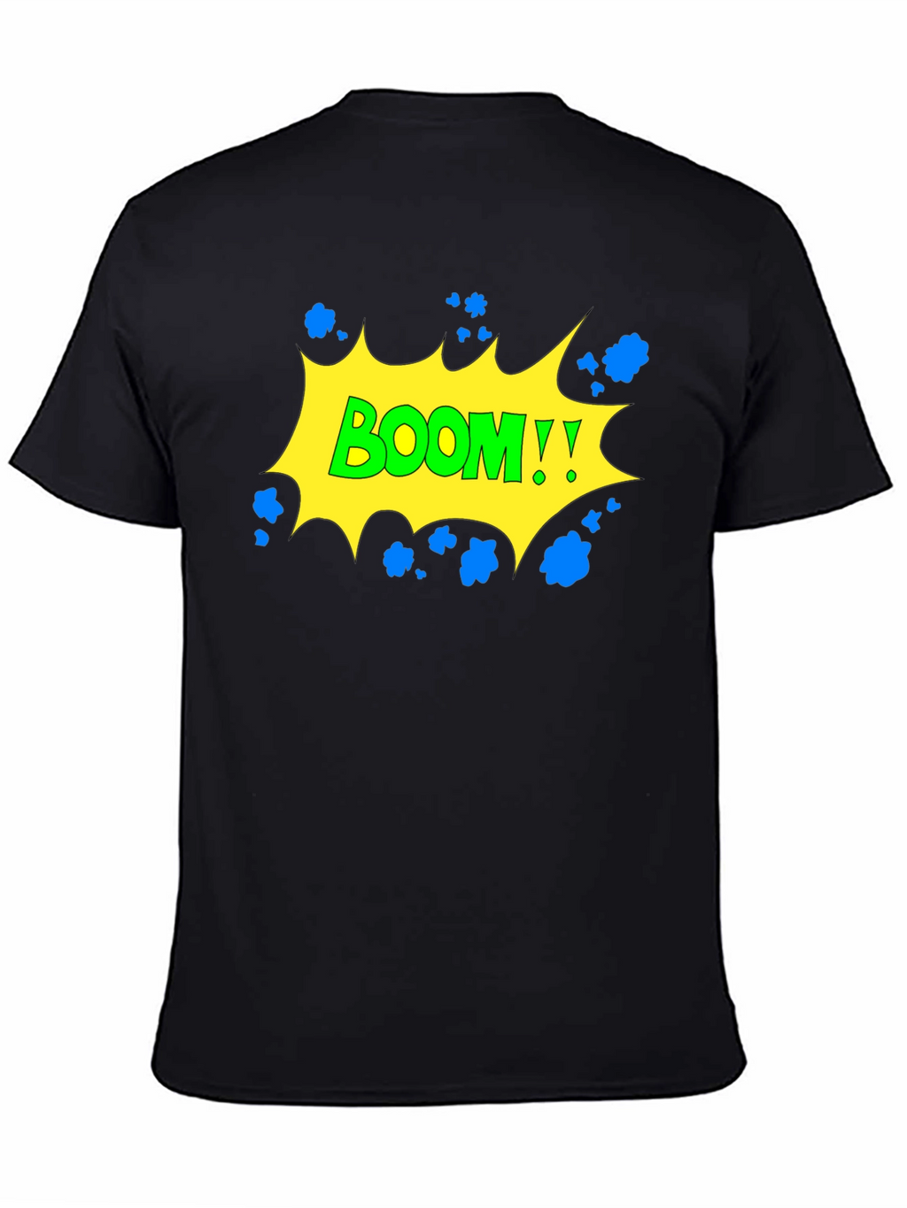 Boom Graphic Black T-Shirt - Comic Style!