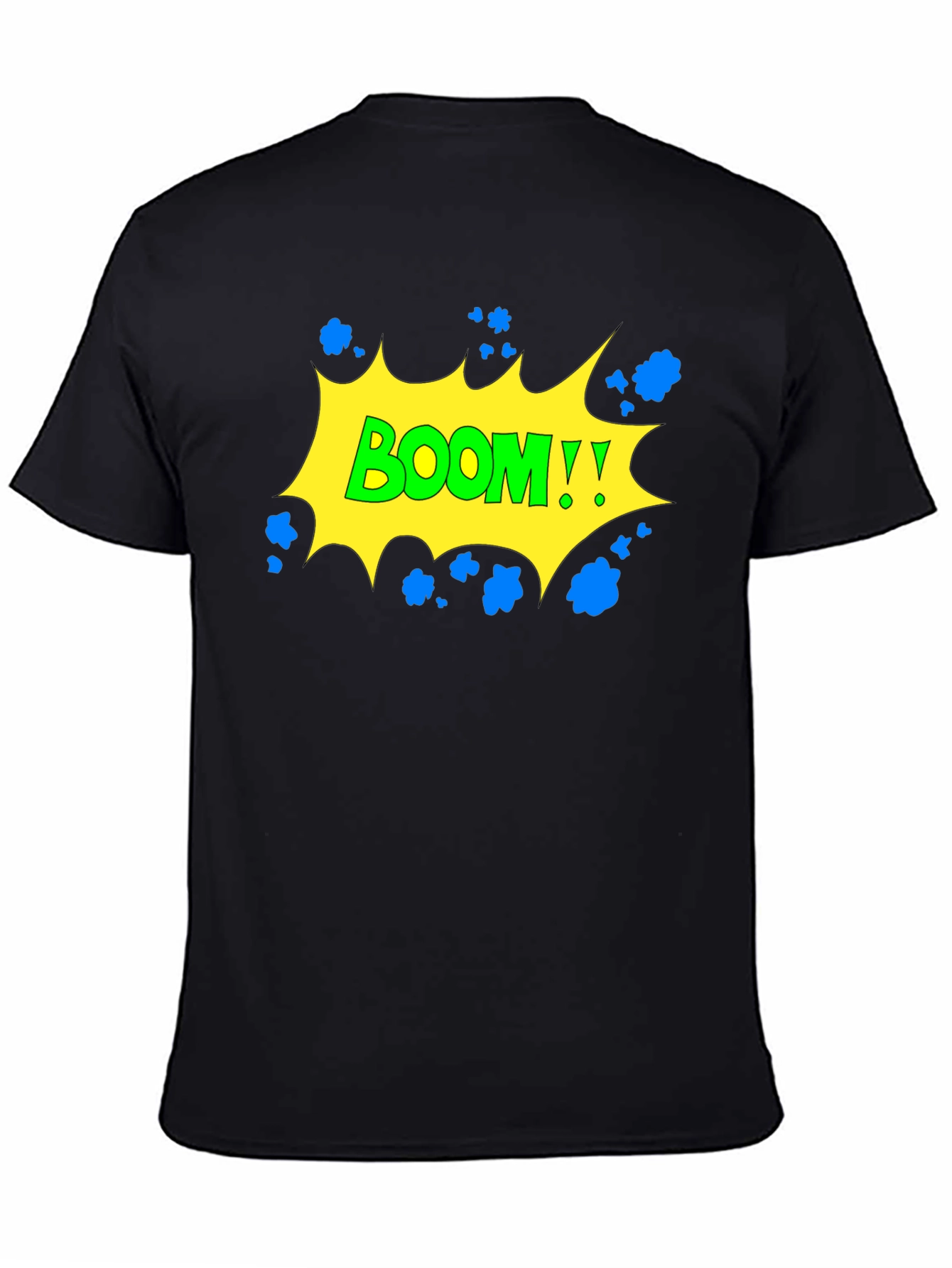 Boom Graphic Black T-Shirt - Comic Style!