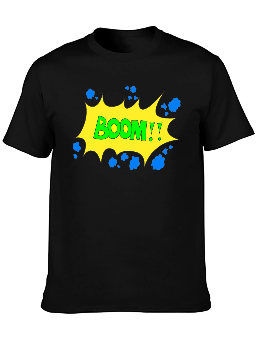 Boom Graphic Black T-Shirt - Comic Style!