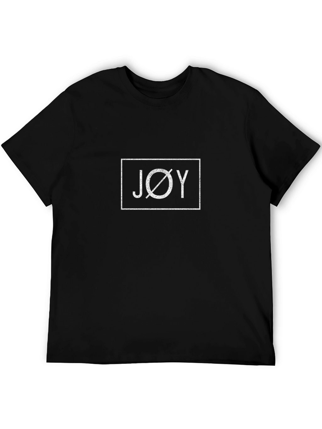 JOY Graphic Print Black T-Shirt