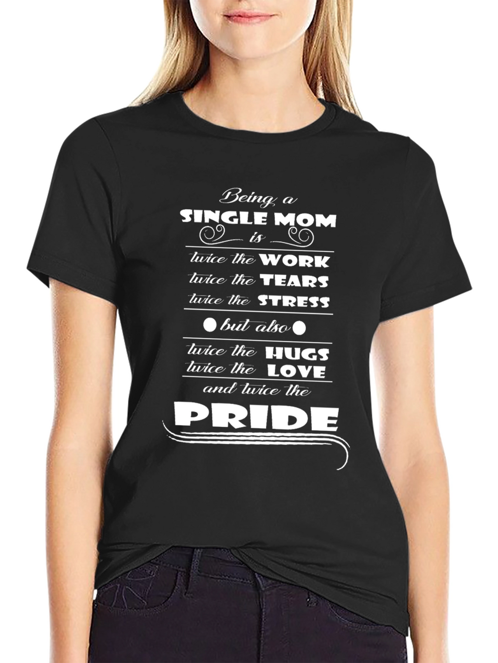 Single Mom Pride Graphic T-Shirt