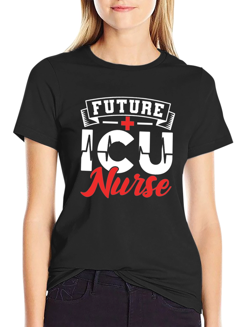 Future ICU Nurse T-Shirt - Black