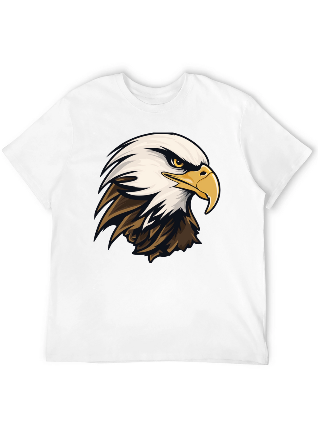 Bald Eagle Graphic Tee - Mens Black T-Shirt