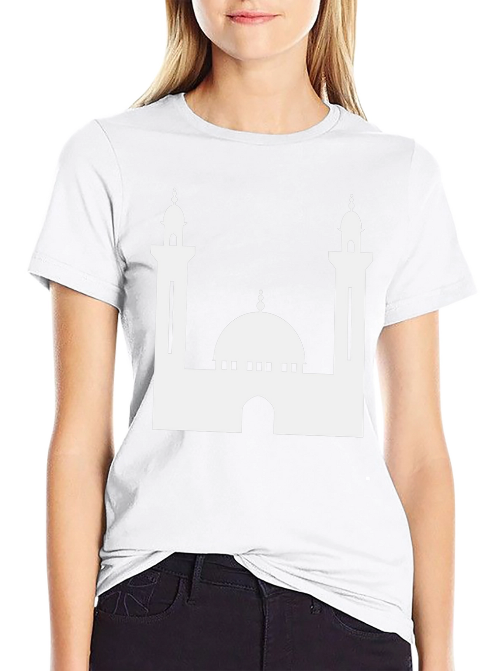 Mosque Graphic Black T-Shirt