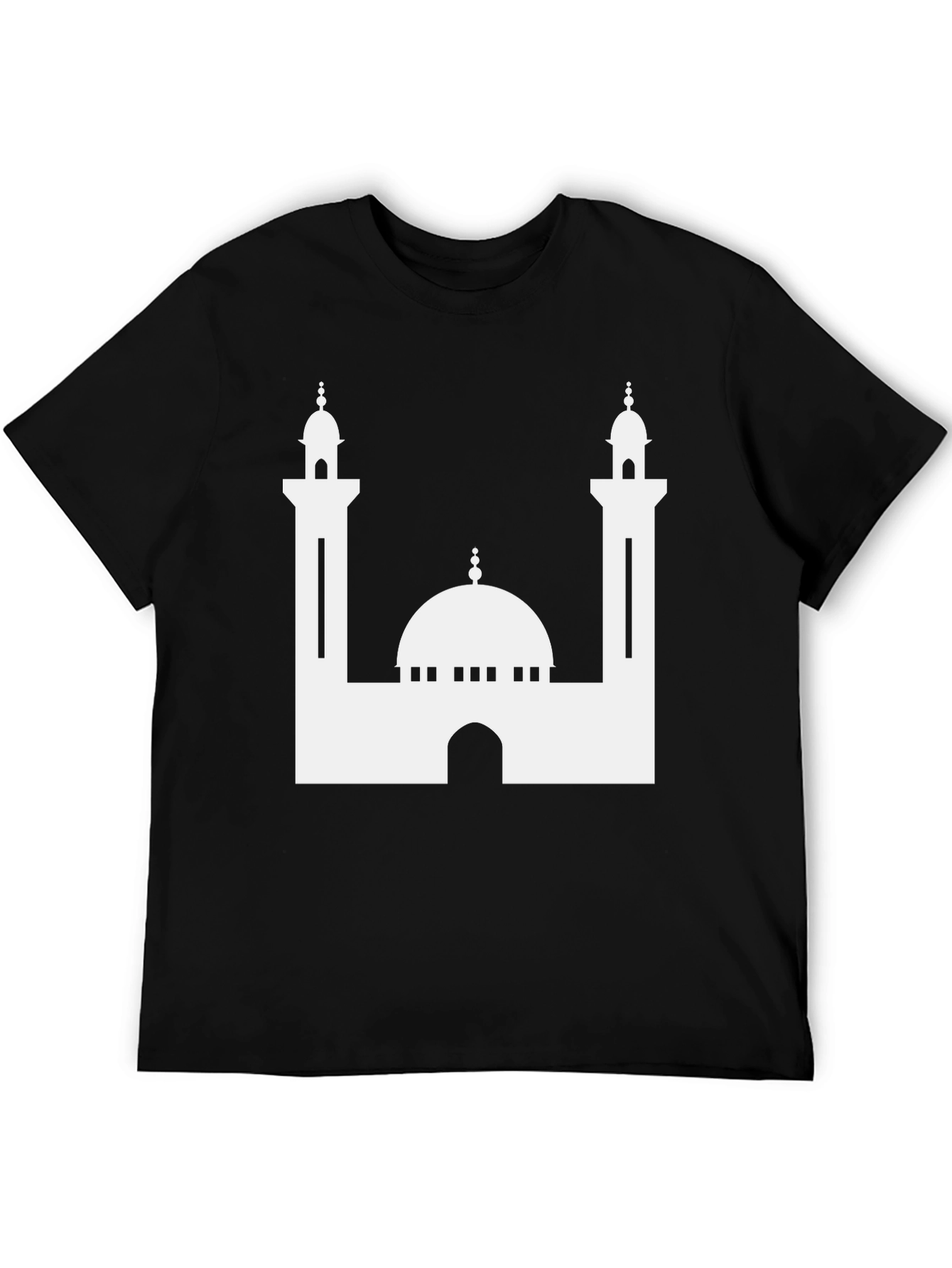 Mosque Graphic Black T-Shirt