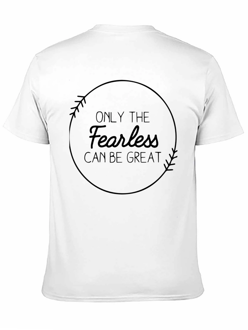 Fearless Greatness Graphic Tee - Stylish Cotton Blend