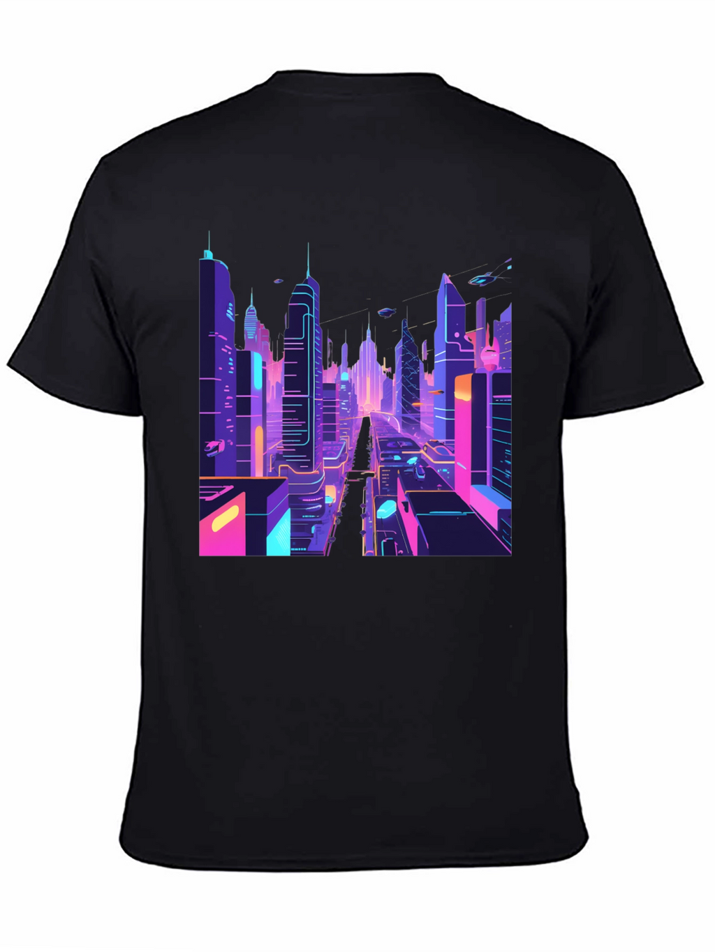 Cyberpunk Cityscape T-Shirt
