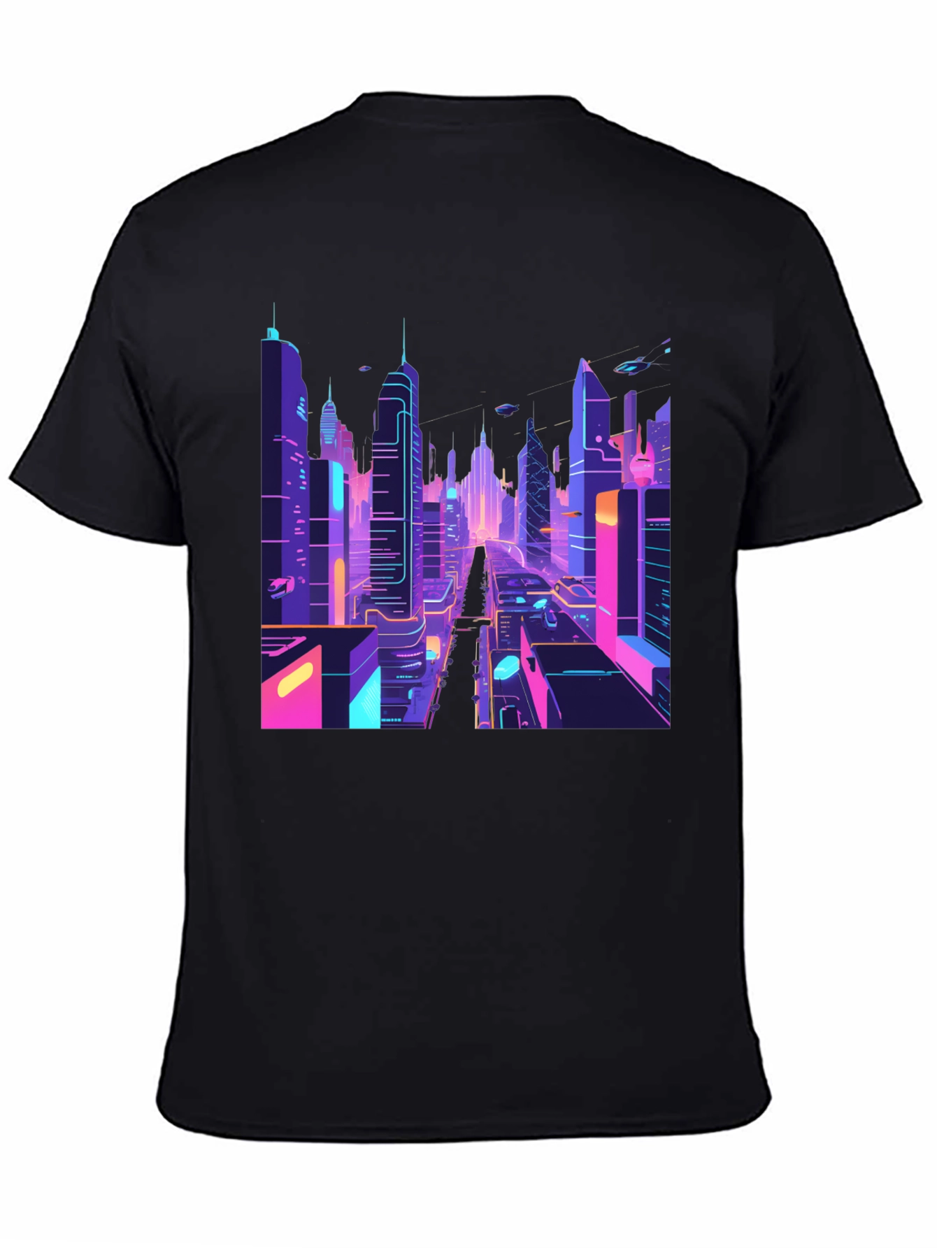Cyberpunk Cityscape T-Shirt
