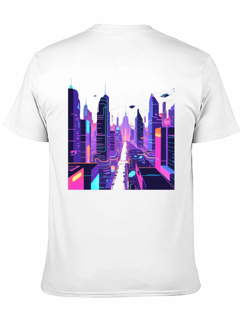 Cyberpunk Cityscape T-Shirt
